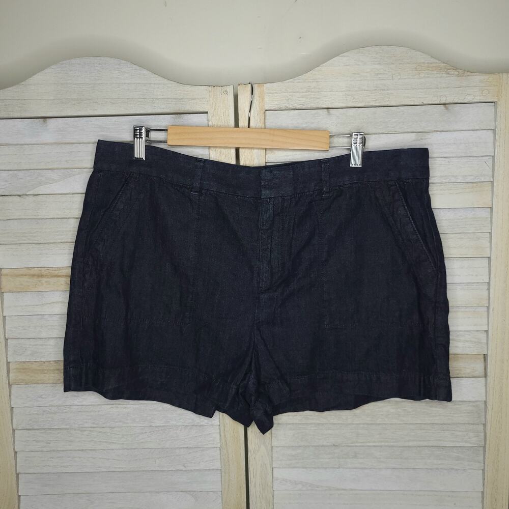 💛3/$15 Loft Women’s Denim 3" Inseam Shorts Size 32/14 38 Waist High Rise Blue